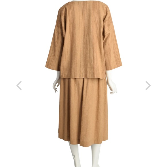 EUC Vintage1980’s Issey Miyake Plantation outfit. cotton linen - Picture 9 of 10